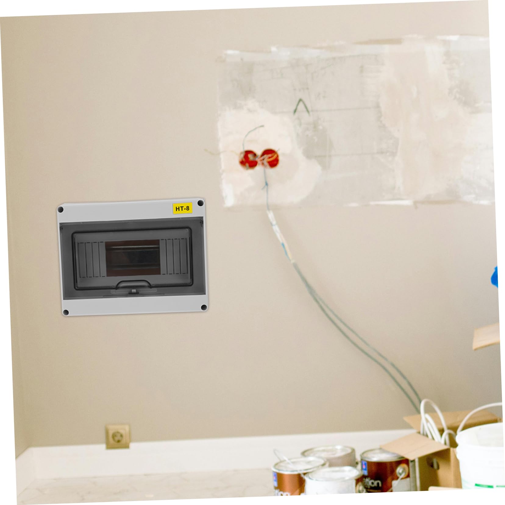 Scatola Elettrica Stagna da Esterno Ht-8 Abs, Grande Capacità