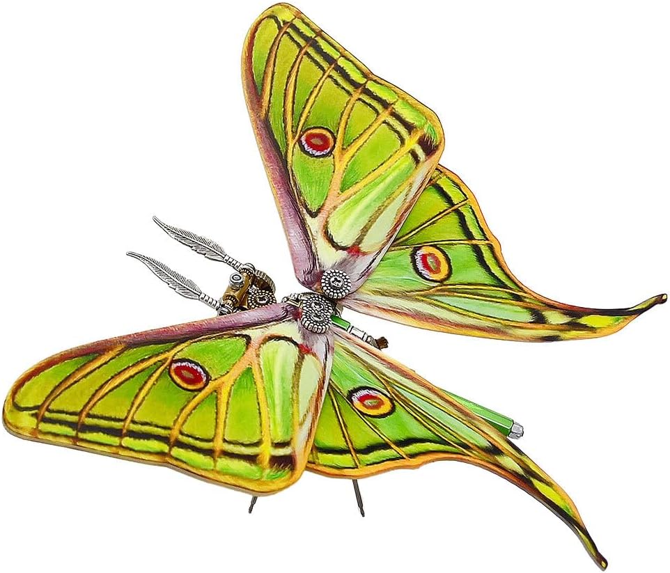 3D Metal Puzzle Butterfly Model Kits, 150PCS+ Retro Steampunk 3D Metal DIY Assembly Mechanical Model Home Decor Craft Gifts for Teens & Adults Collectors image 3
