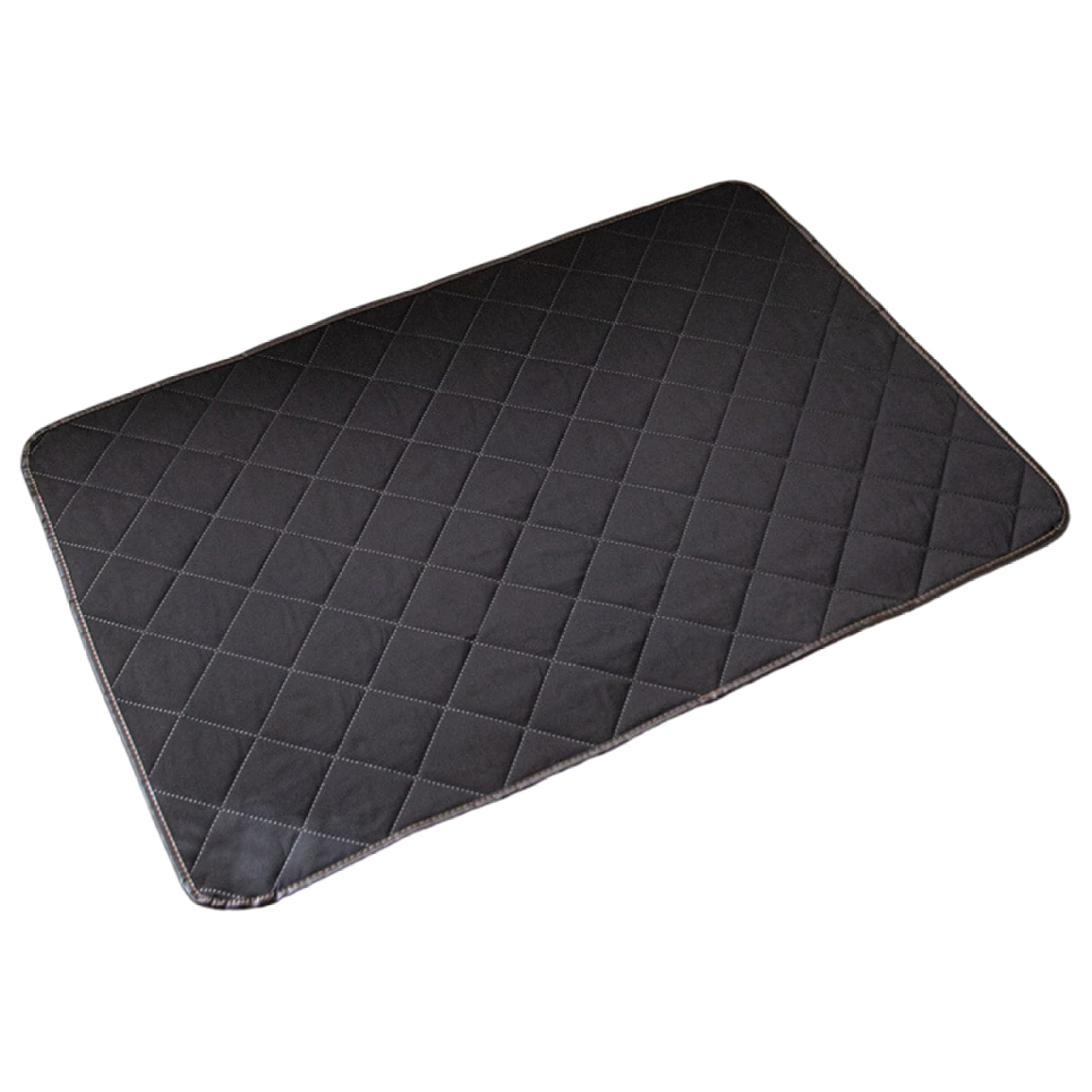 Jorzer Chew Proof Dog Bed 27x39in Indestructible Non-Slip Waterproof Dog Mat Washable & Reusable for Cage Indoor Outdoor Black Pet Supplies Chew Proof Bed Indestructible