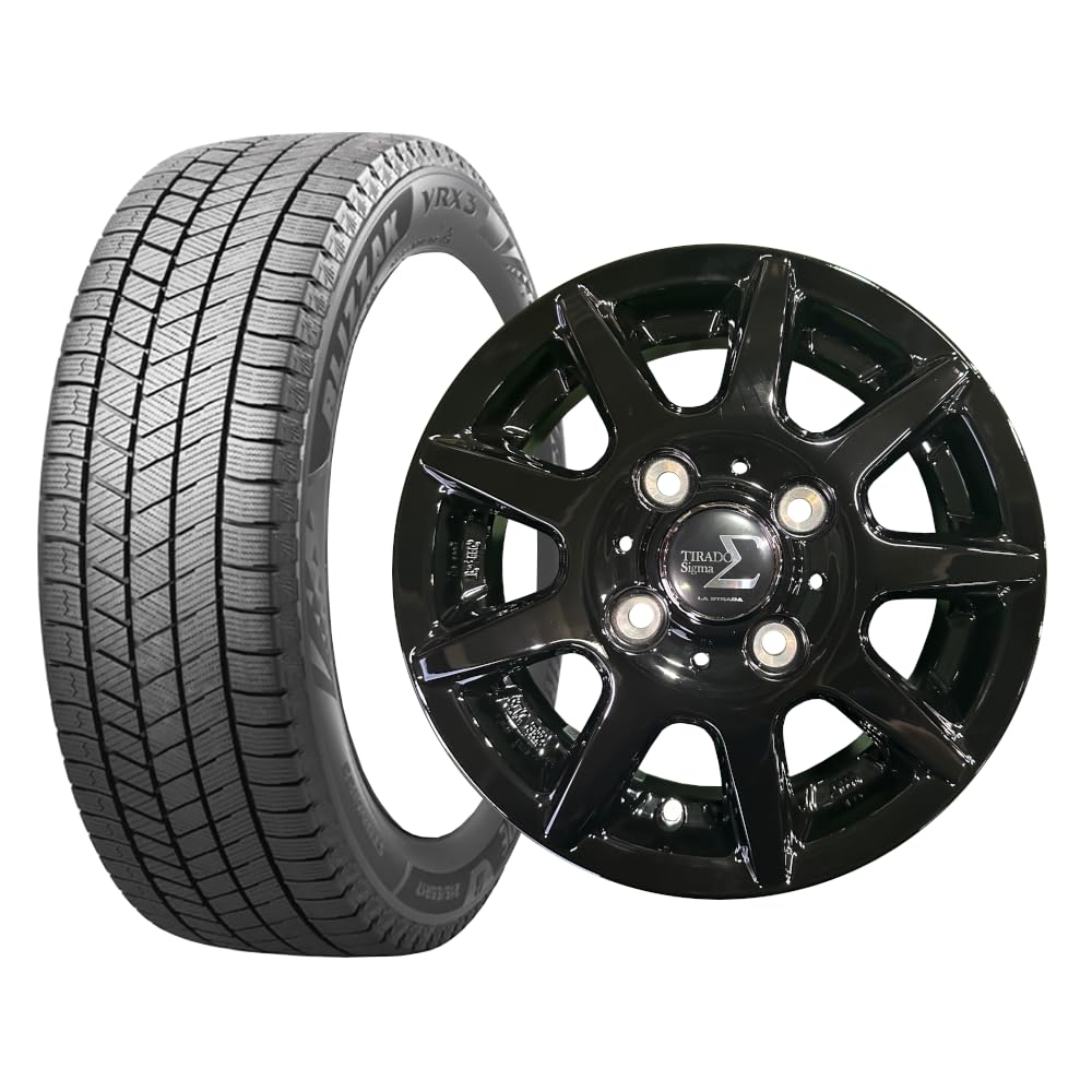 Amazon | (タイヤ)ブリヂストン VRX3 145/80R13 75Q (ホイール)TIRADO