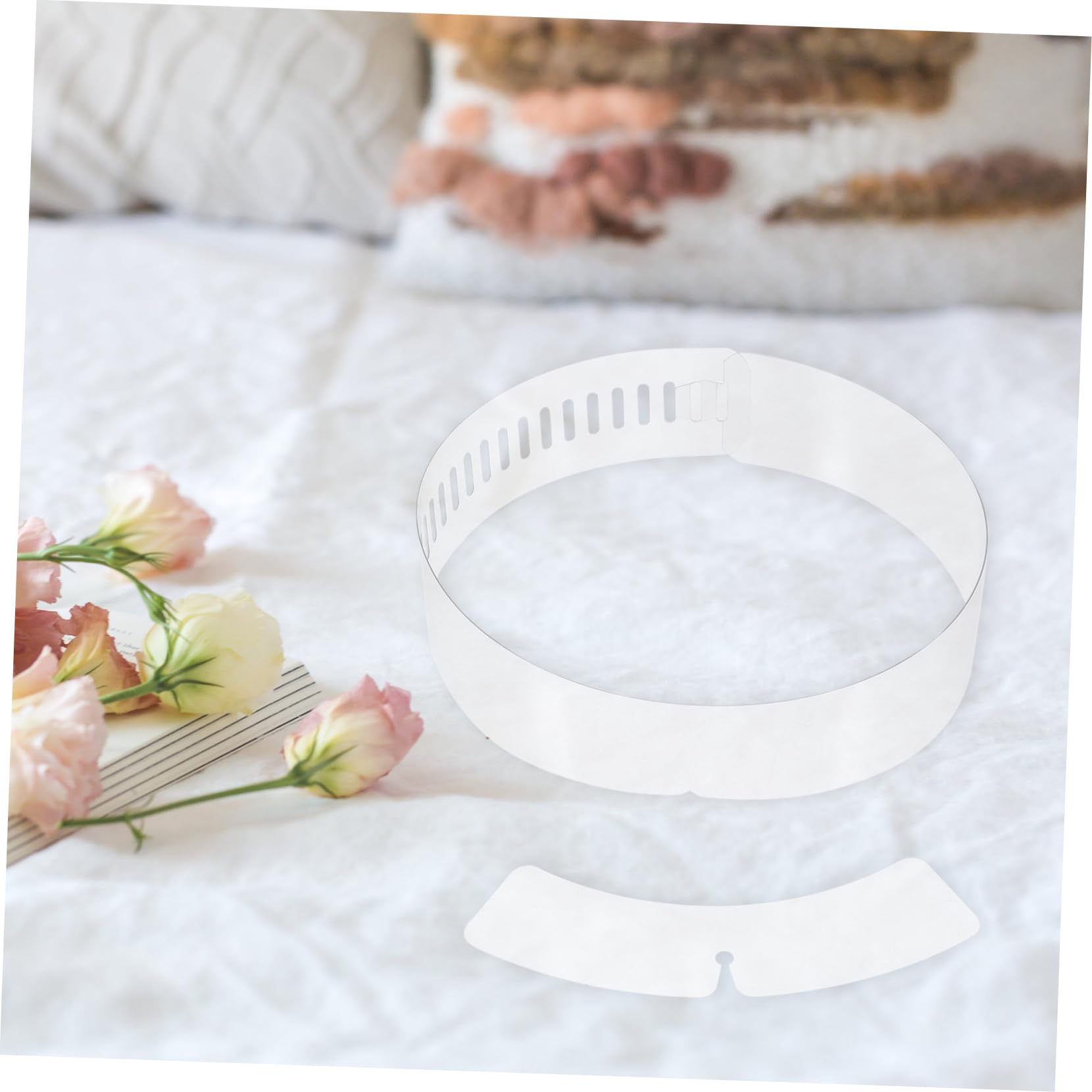 Tiras de Cuello para Camisa Transparentes Tiras de Fijación Prácticas y Duraderas Accesorio Plástico para Camisas y Blusas Uso Fácil para Hombres y Mujeres 200 Piezas 100