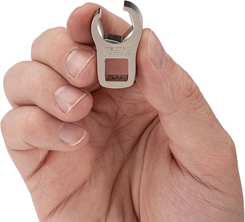 Miniatura 6 de TEKTON WCF16213 - Llave para patas de gallo, tuerca de 6 puntos, 38 pulgadas x 0.512 in, fabricada en Estados Unidos