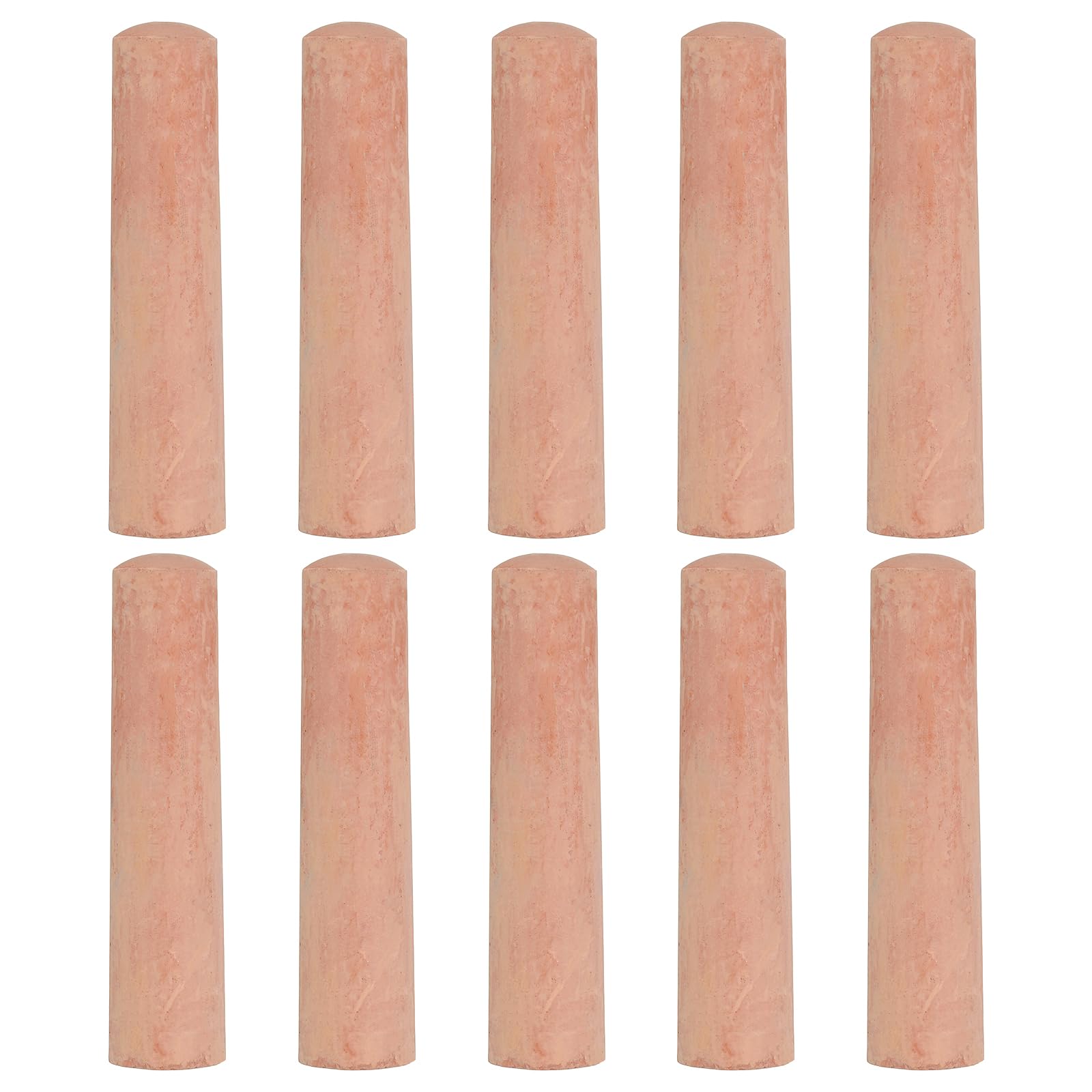 PATIKIL 10 PCS Dustless Chalk, Brown Sidewalk Chalk Large Solid Huge Washable Street Chalks for Outdoor Adults Painting Graffiti Art