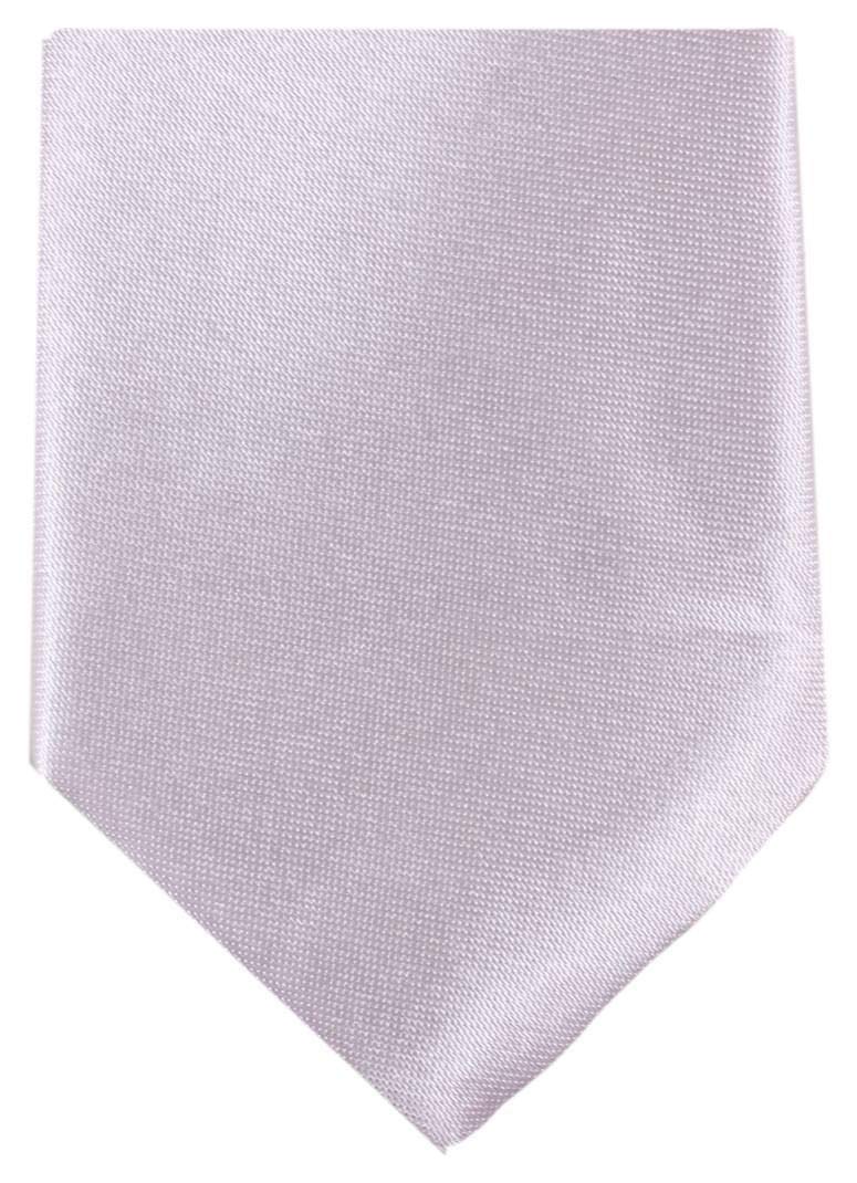 Mens Slim Polyester Tie - Pearl Pink