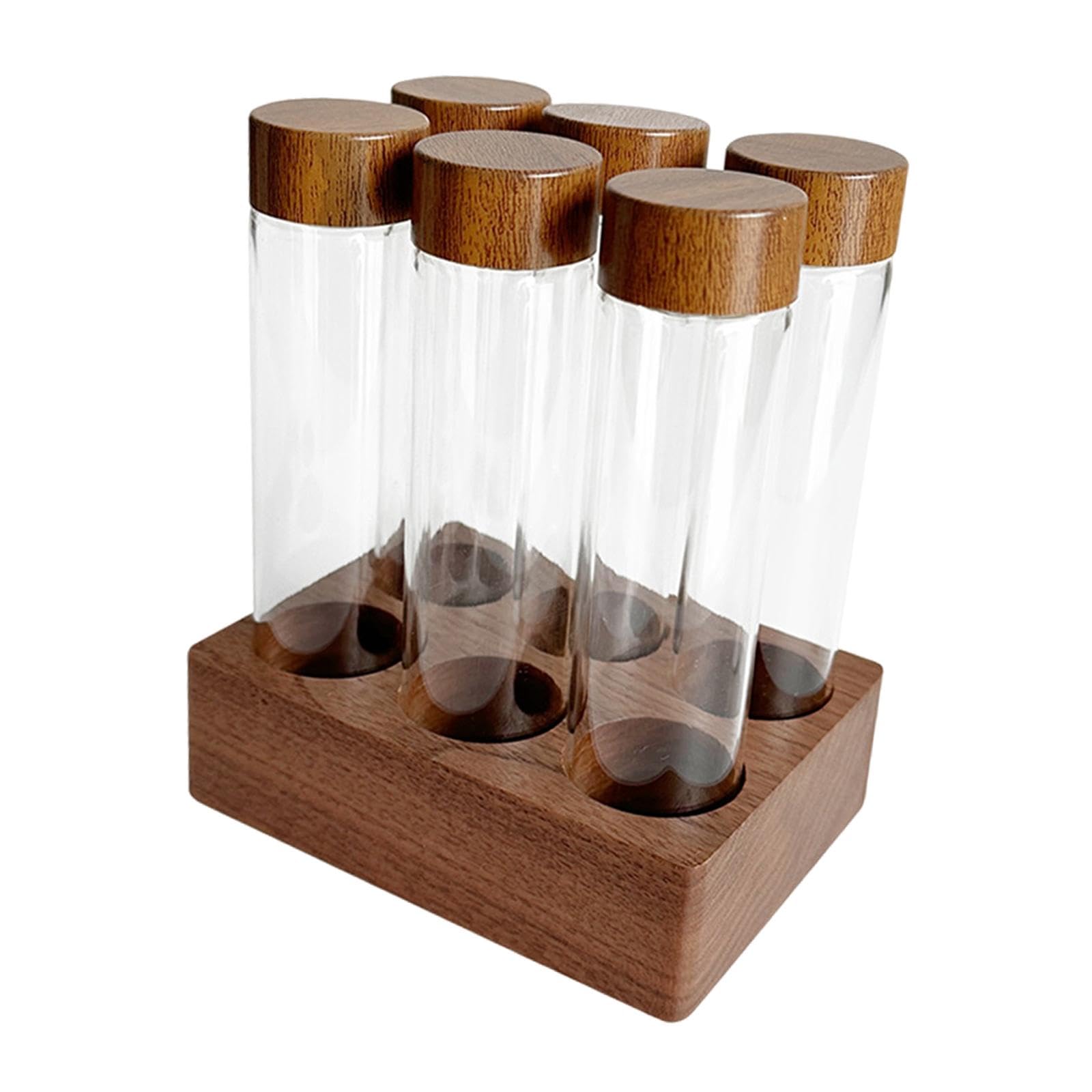 coffee bean test tubes empty clear for kitchen countertop coffee shop retail 22g