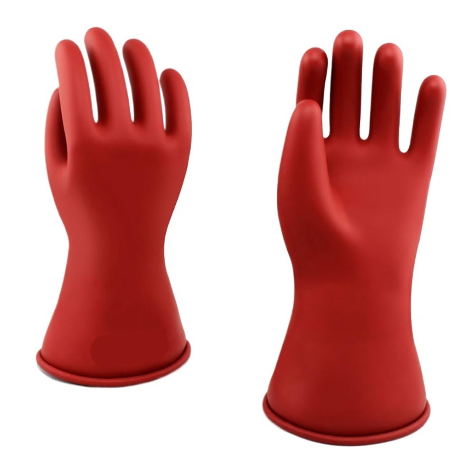 Insulation Gloves, Class 0 Insulating Grade Latex Rubber Electrician Work Mittens