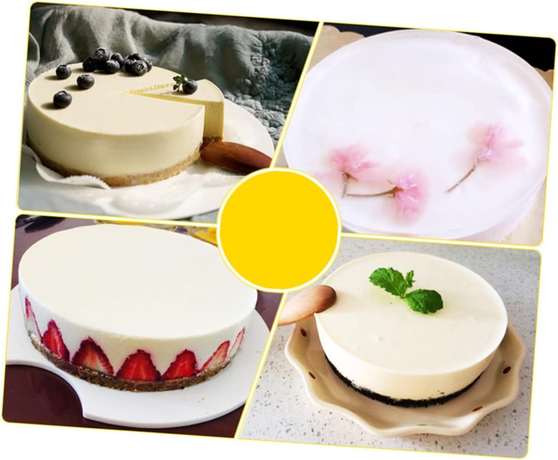 PRETYZOOM 6-12 Inch Stainless Steel Mousse Ring Mold Round Cake Mold for Baking at Home Professionals