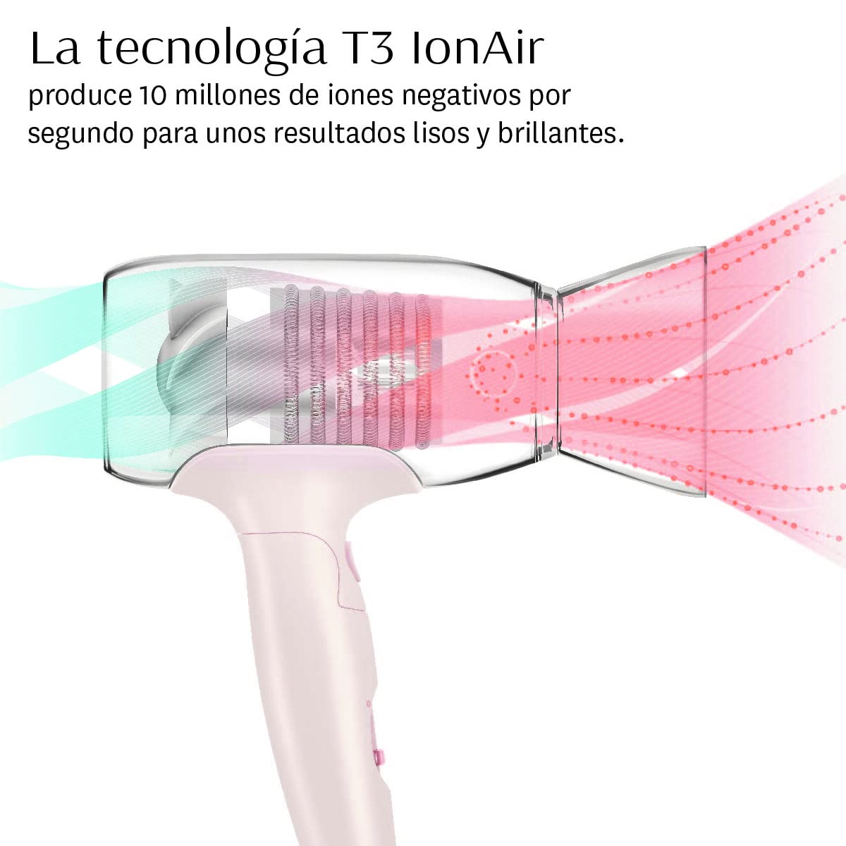 T3 Afar secador de pelo ligero de tamaño de viaje