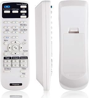 Projector Remote Control for Epson Projectors Home Cinema EB EMP EX VS H BrightLink Powerlite Series