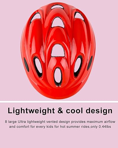 Miniatura 5 de Casco de bicicleta para niños pequeños, cascos ajustables para niños y niñas de bebé a niños (edad 1-8), multideportes para bicicleta, patinaje,