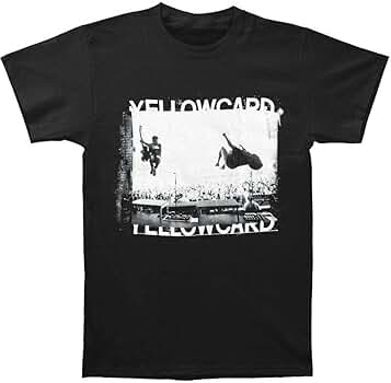 yellow card イエローカード バンドTシャツ Amazon.com: Yellowcard Yellow Logo T-Shirt, Men's Unisex