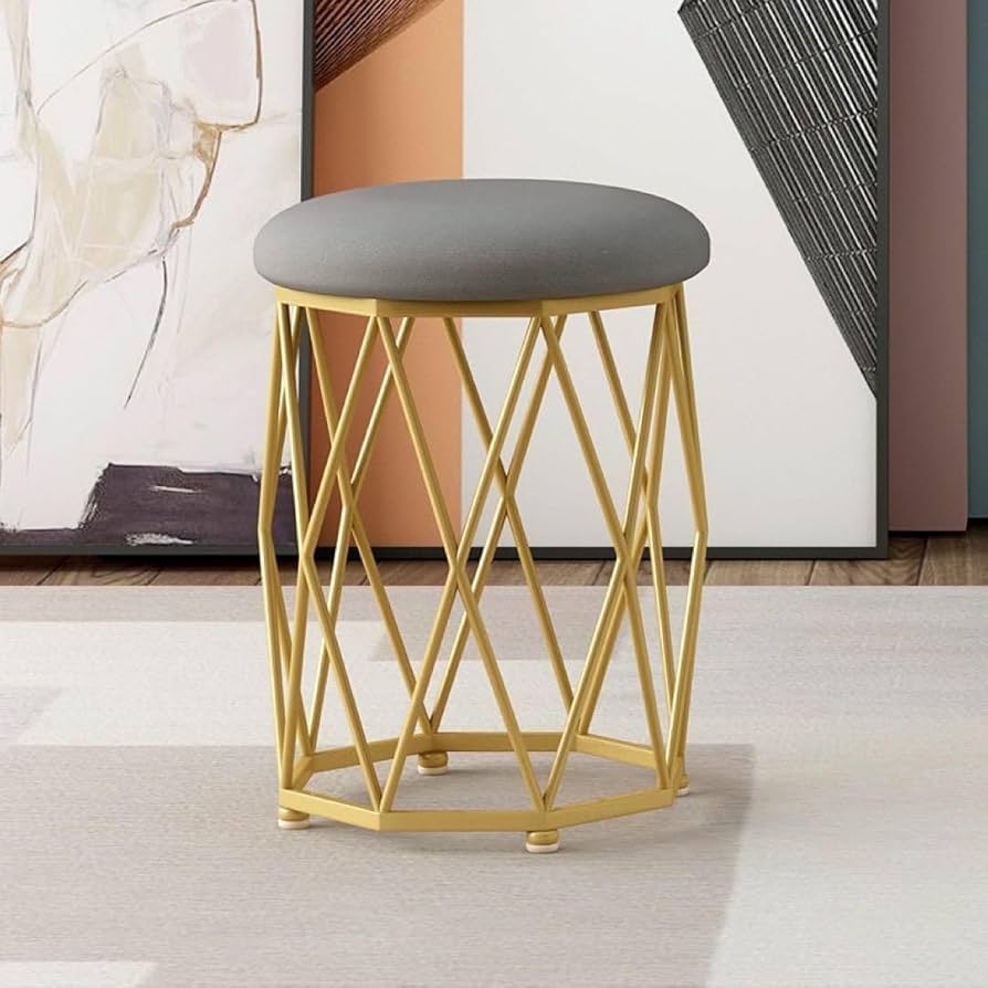 値下げしました！ハート型スツール　ゴールド 41x41xH44cm Amazon.co.jp: 【RUSSEL】高級 スツール ゴールド フレーム 椅子