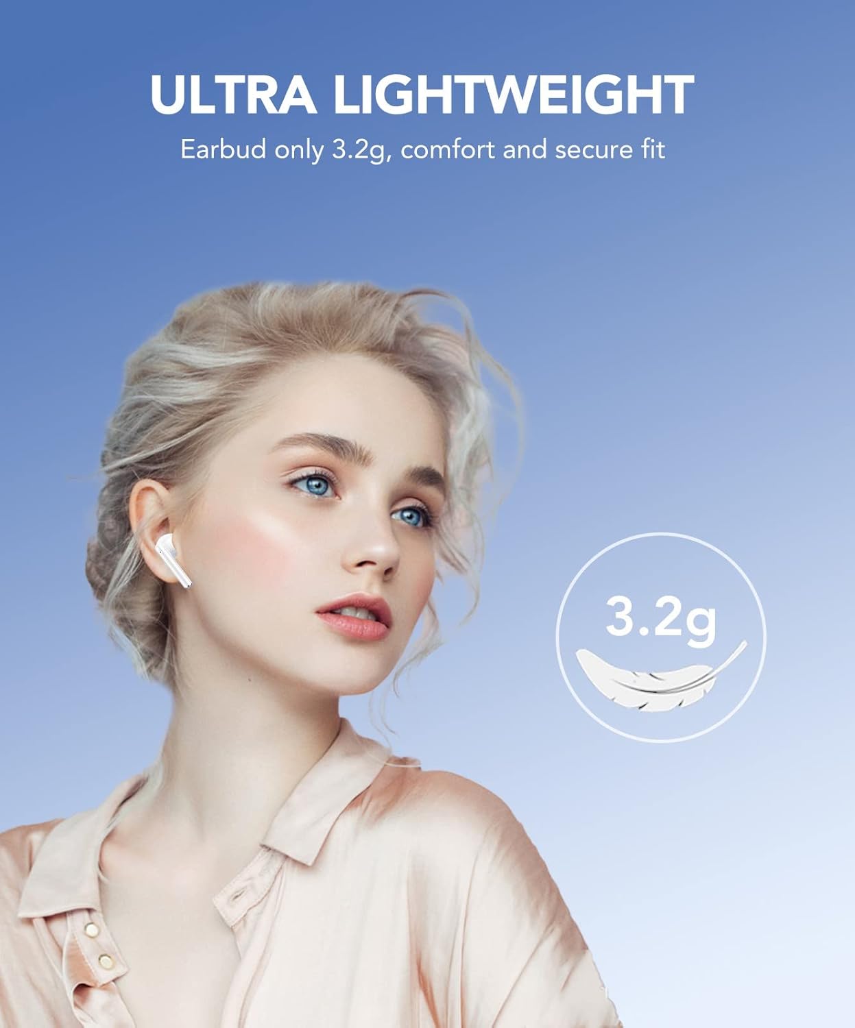 Ultra-lightweight IKG S23 Earbud