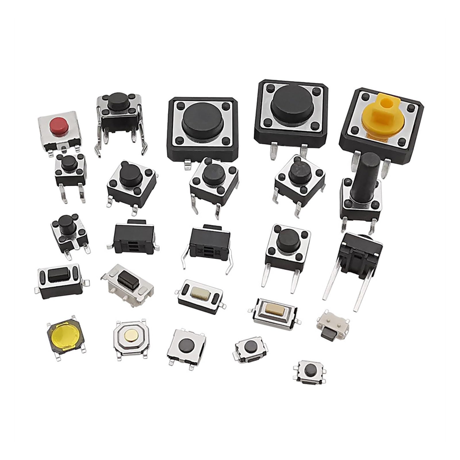 Amazon.co.jp: 125 個 25 タイプマイクロモーメンタリタクトスイッチ