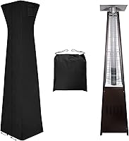 Vista 1 de Easy-Going Funda para calentador de patio con cremallera y bolsa de almacenamiento, impermeable, resistente al polvo, resistente a los rayos UV