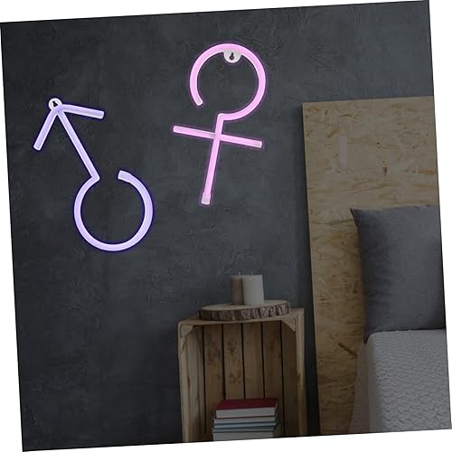 Miniatura 6 de Letrero de neón LED para decoración de pared, para fiesta, dormitorio, luces de neón, fácil de colocar, mesita de noche para decoración de ambiente