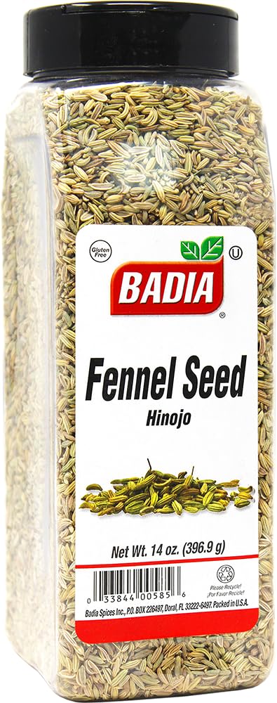 BadiaWhole Fennel Seeds - 14 Oz