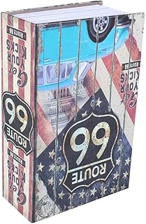 Diversion Book Safe Storage Box, Dictionary Secret Safe Can with Security Combination Lock/Key, Diversion Book Hidden Safe