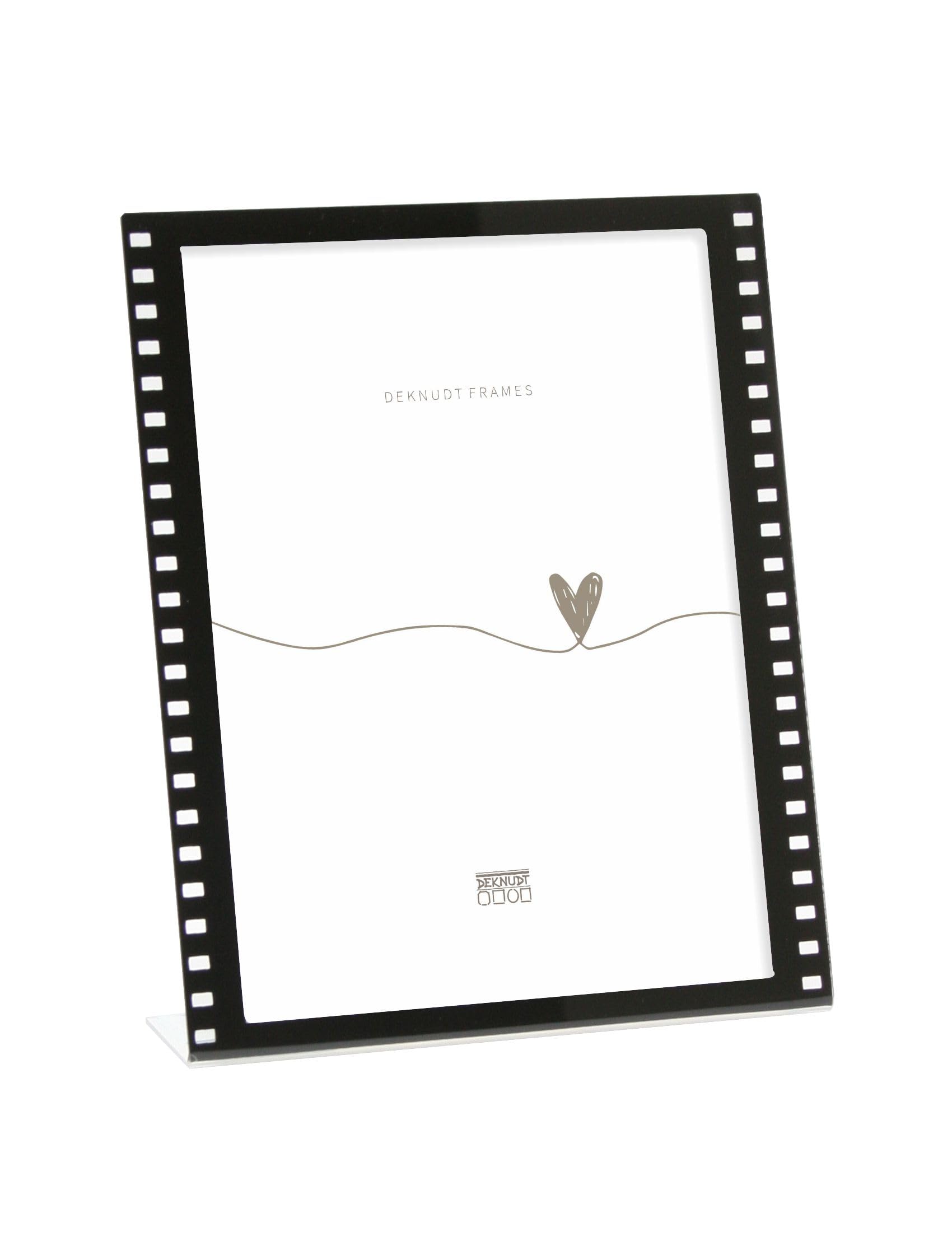 Deknudt Frames S58RJ2V Cadre Photo Motif Film Vertical Résine Noir 10 x 15 cm