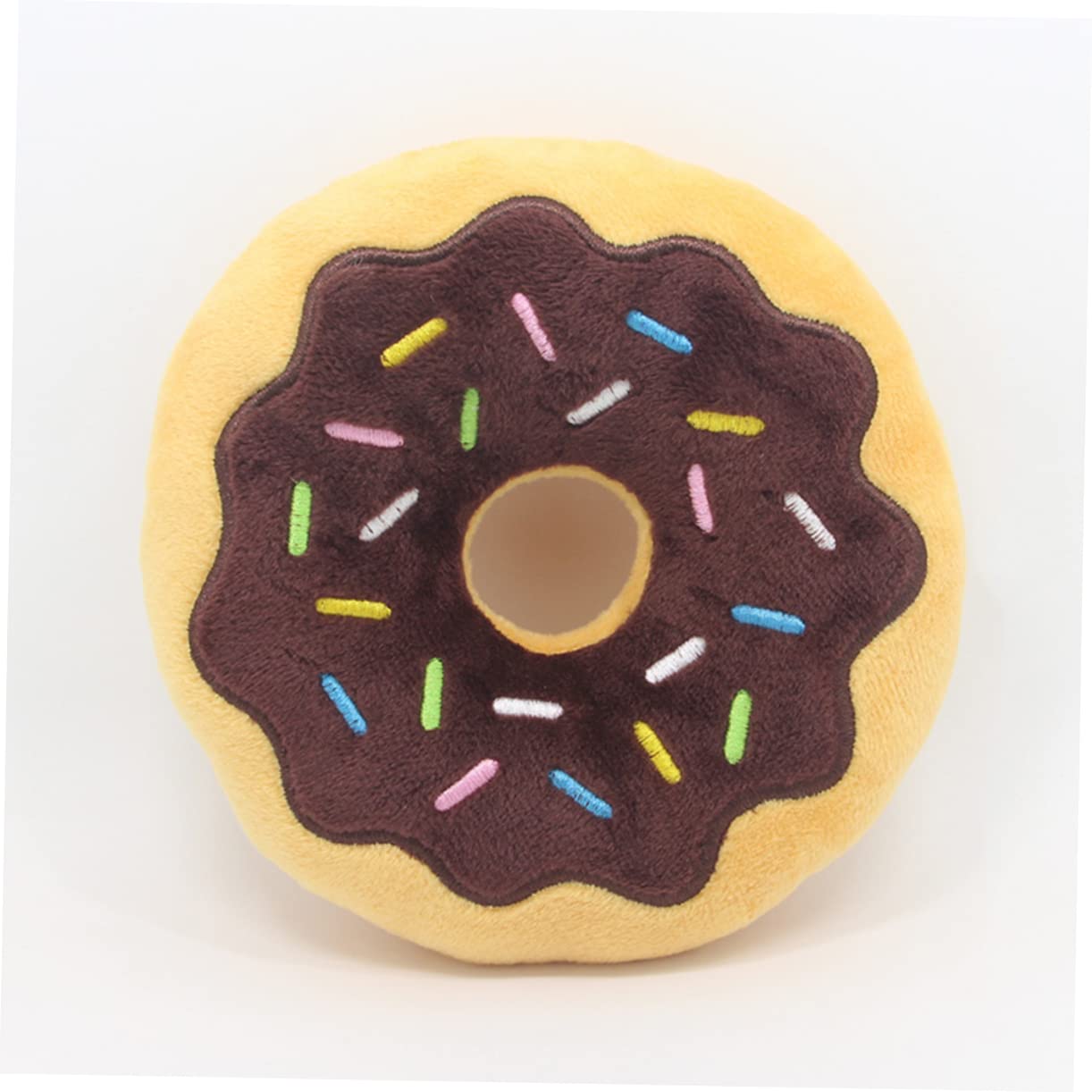 Mipcase 9pezzi Giocattolo Per Cani Peluche Forma Di Ciambella Da Giocattolo Squeaky Per Cuccioli Riduce La Noia e Favorisce La Salute Casuali Per Allenamento e Gioco