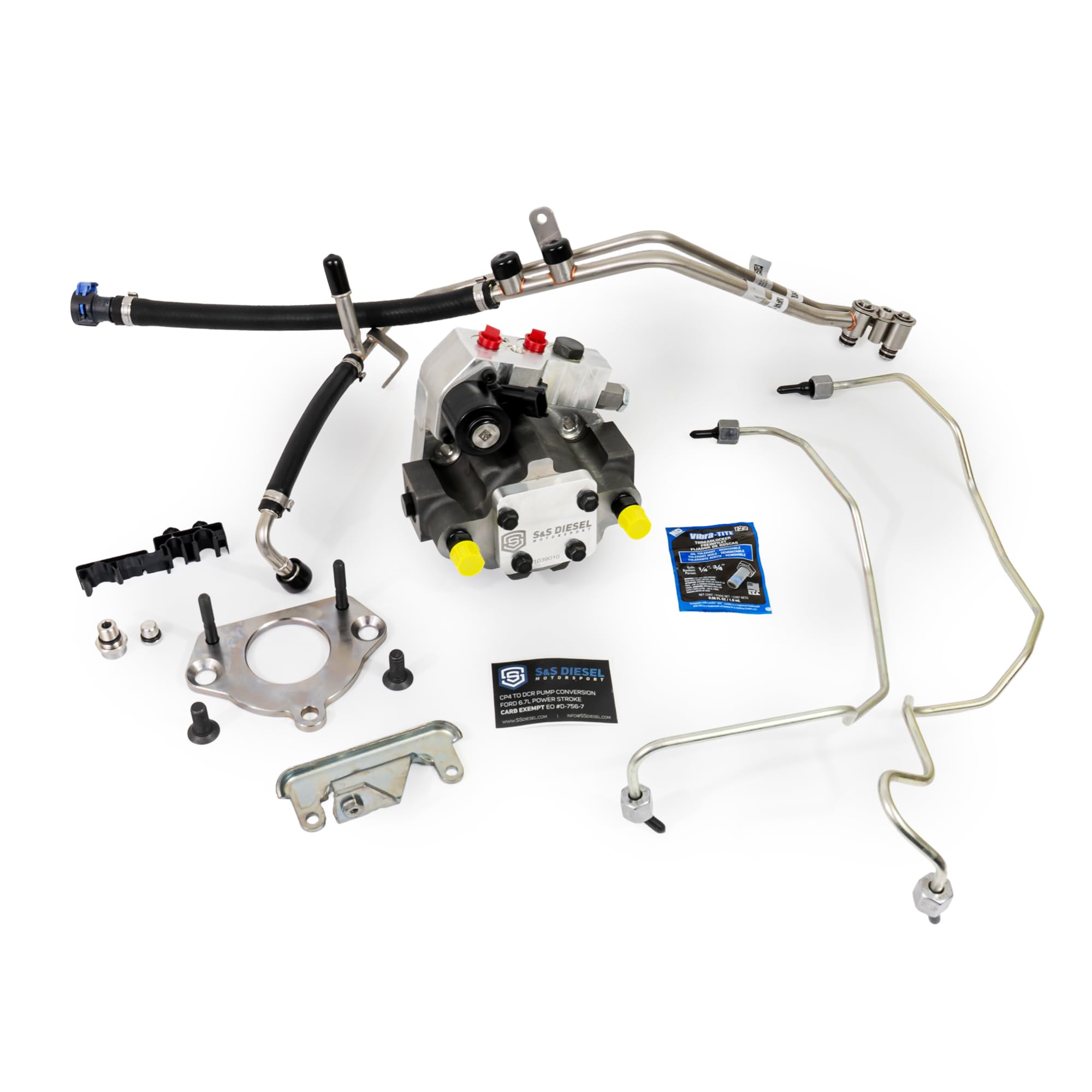 S&S Diesel Motorsport® CP4 to DCR Pump Conversion Compatible with 2011+ Ford 6.7 Powerstroke Diesel (6.7F-DCR-1)