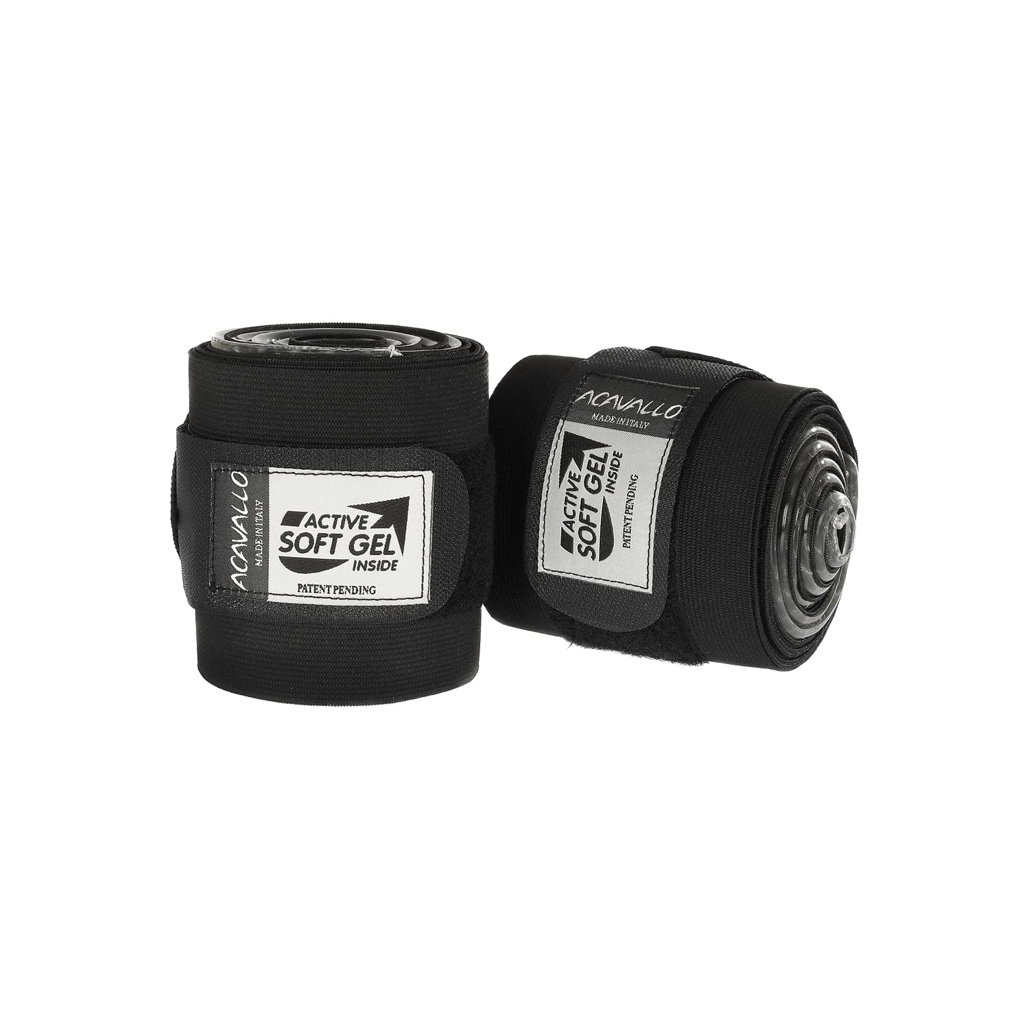 Acavallo Fasce Elastiche Con Gel Nero Full