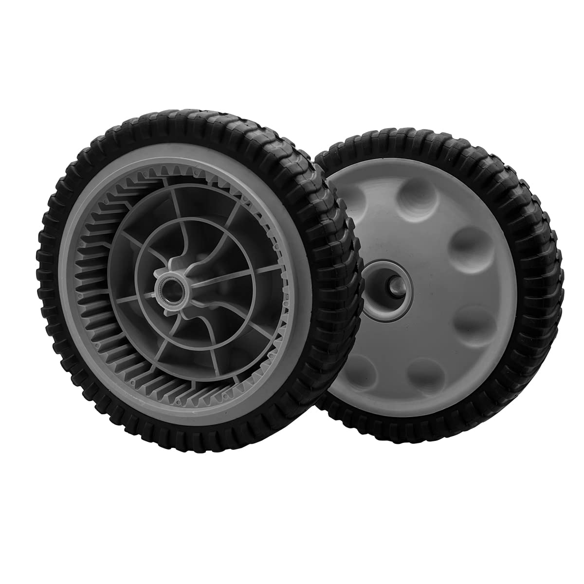 Photo 1 of Set of (2) 734-04018C Mowers Front Drive Wheels Replaces For MTD 12AV569Q597 Troy-Bilt Cub Cadet 734-04018A 734-04018B Propelled Lawn Mowers