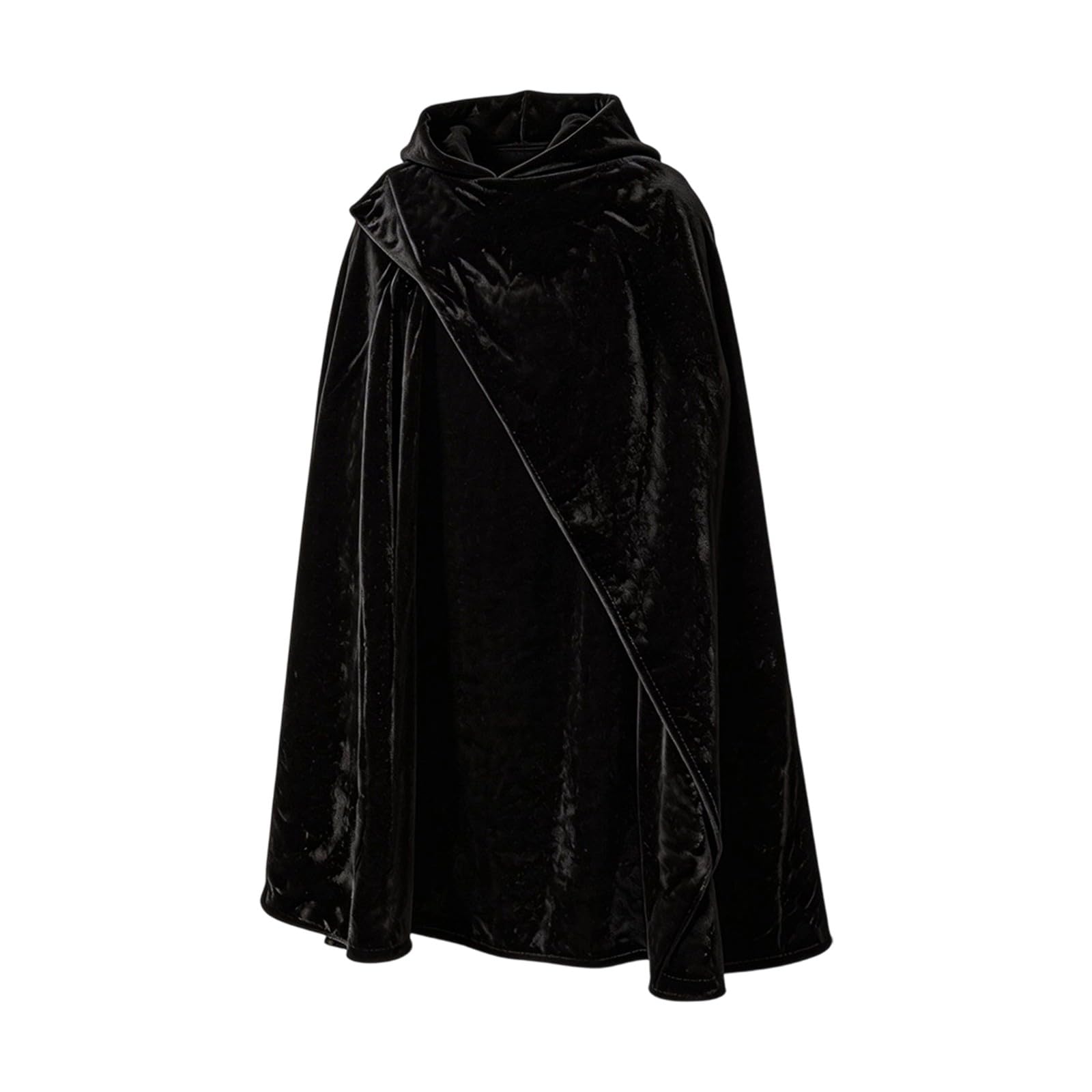 Poncho medievale rinascimentale per Halloween, mantello lungo per cosplay