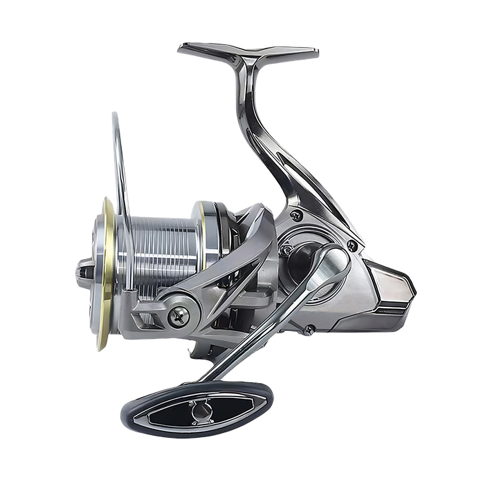 Moulinet de pêche ergonomique de rechange en métal pour pêcheur - Poignée de pêche ergonomique