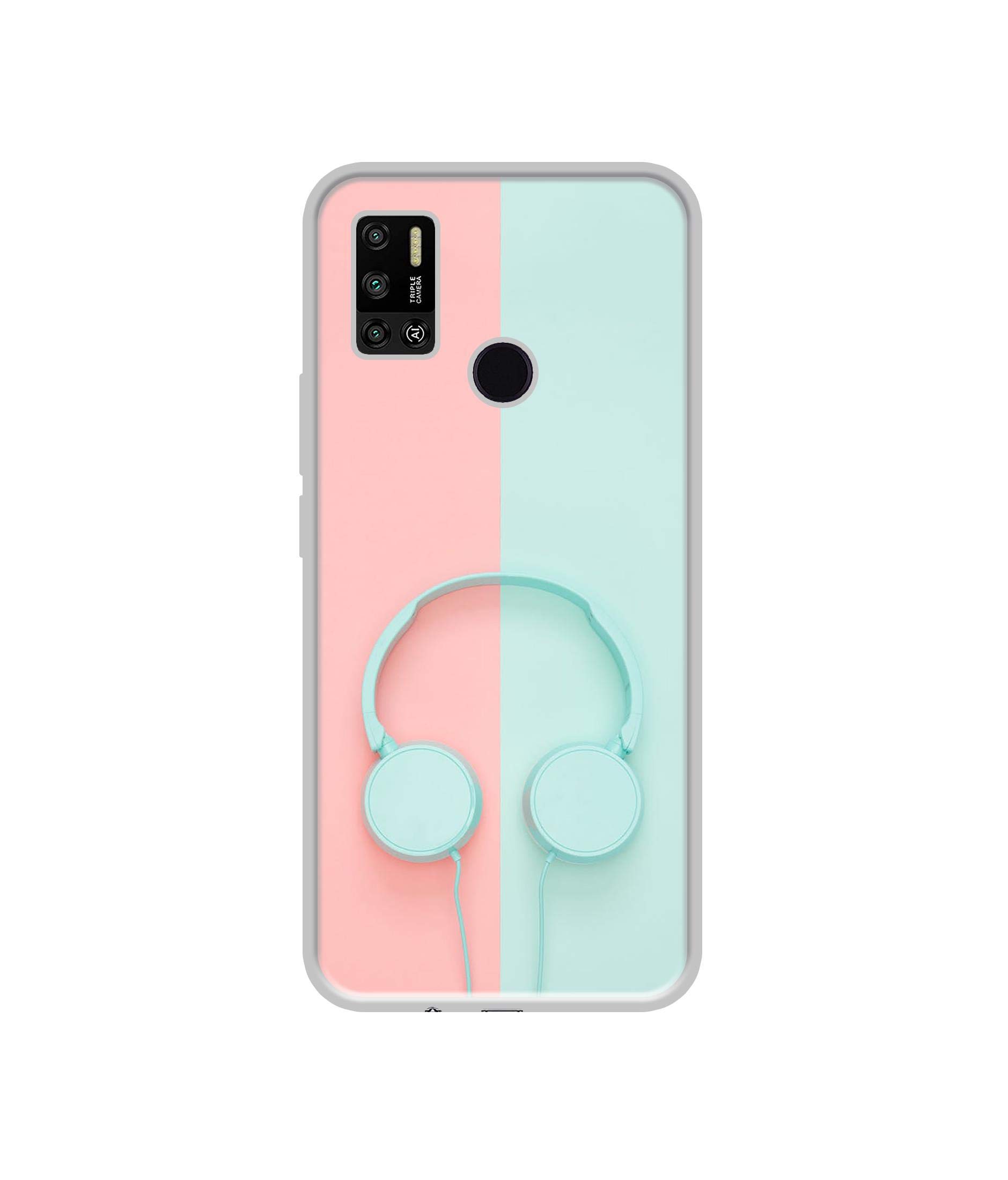 Amazon Brand - Solimo Designer Head Phone UV Printed Soft Back Case Mobile Cover for Tecno Spark 6 Air (B08H1XP96K) Amazon Price History, Amazon Price Tracker