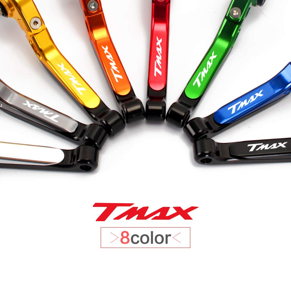 Set leve freno in alluminio Regolabile titanio Per TMAX 500 2008-2011; TMAX 530 SX DX 2012-2019