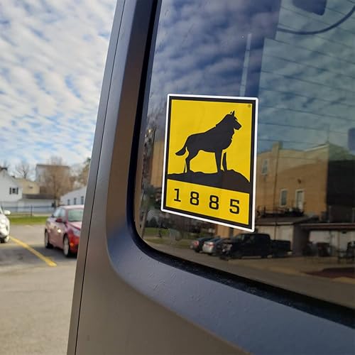 Miniatura 251 de Calcomanía universitaria para automóvil de la NCAA hecha de vinilo prémium resistente a la intemperie (ALMA College A)