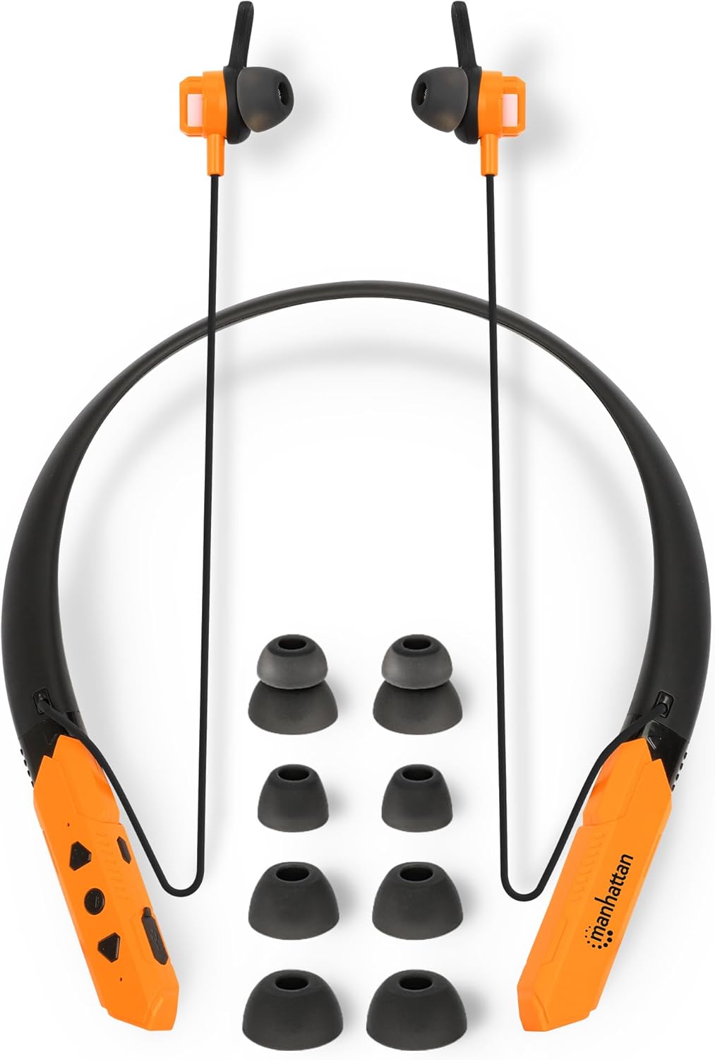 MANHATTAN Bluetooth Wireless Neckband Headphones —...