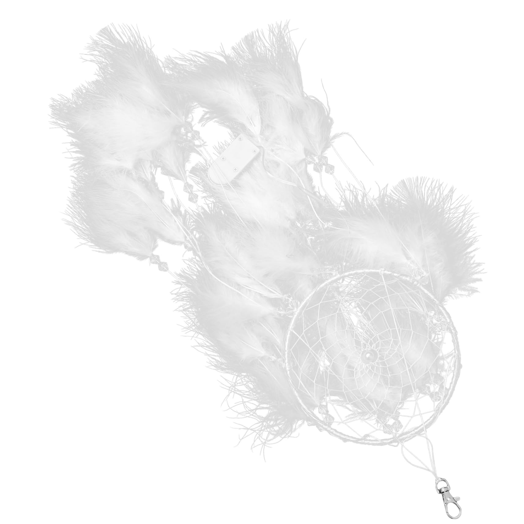 STOBAZA Dream Catcher Pendant Boho Decor Macrame Home Decor Large Dream Catchers for Girls Heart Shape Wind Chime Pendant