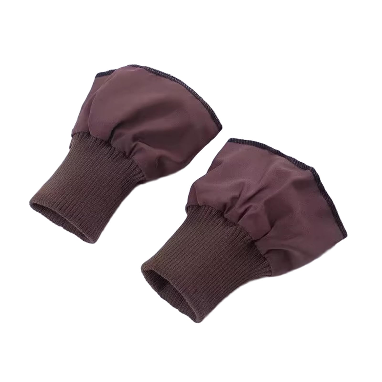 1 paio di polsini tubolari in maglia elastica, materiale di ricambio per giacche imbottite, cappotti, maniche, polsini, cucito, fai da te, nero