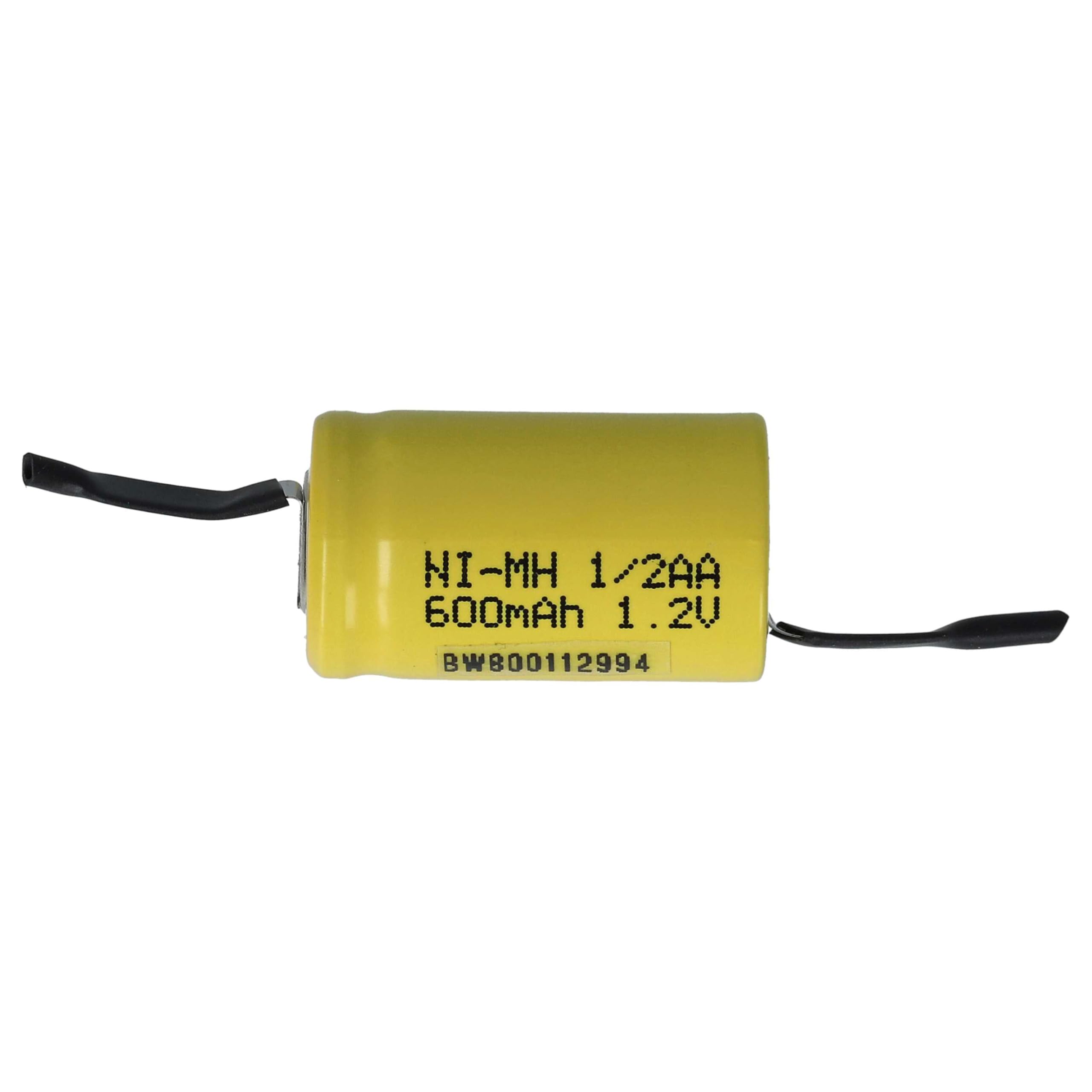 vhbw 10x Batteries Remplacement pour 1/2AA