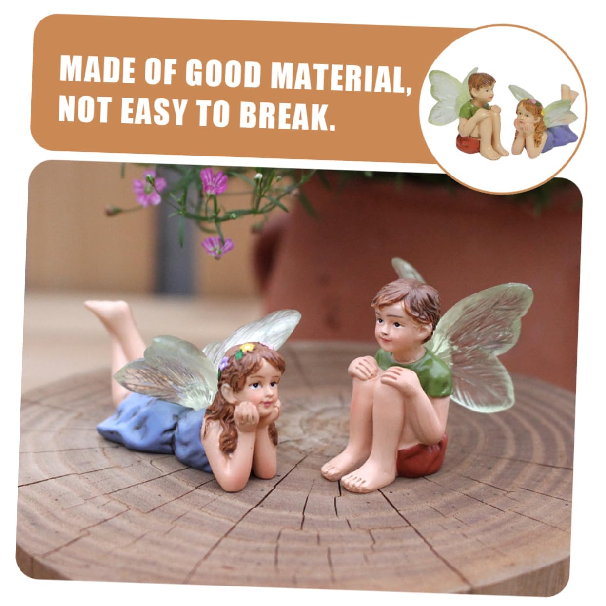 Kisangel 10stücke Blumenfee Statue Aus Resin Gartenfiguren Für Deko Im Freien Kreative Feenornamente Für Auto Zuhause Und Büro Für Gartenliebhaber Und Dekoration