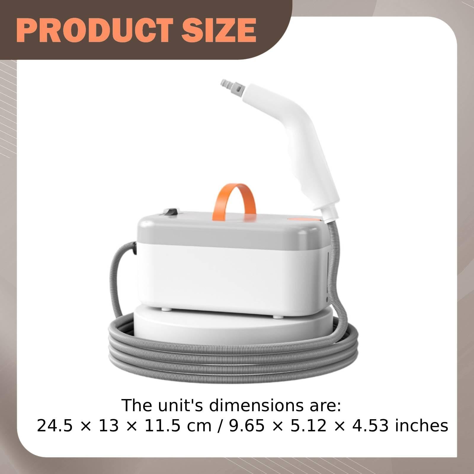 Limpiador de con Mango Ergonómico Depósito de 850ml Cabezales de Cepillo y Flexible Adecuado para Limpiar Electrodomésticos Azulejos