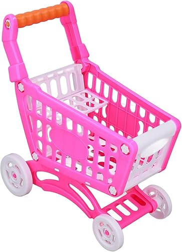 Miniatura 9 de Mini carrito de compras, Carro de compras de juguete, Carro de compras para niños Jugar Alimentos Juguetes educativos Interactivos de plástico Carro