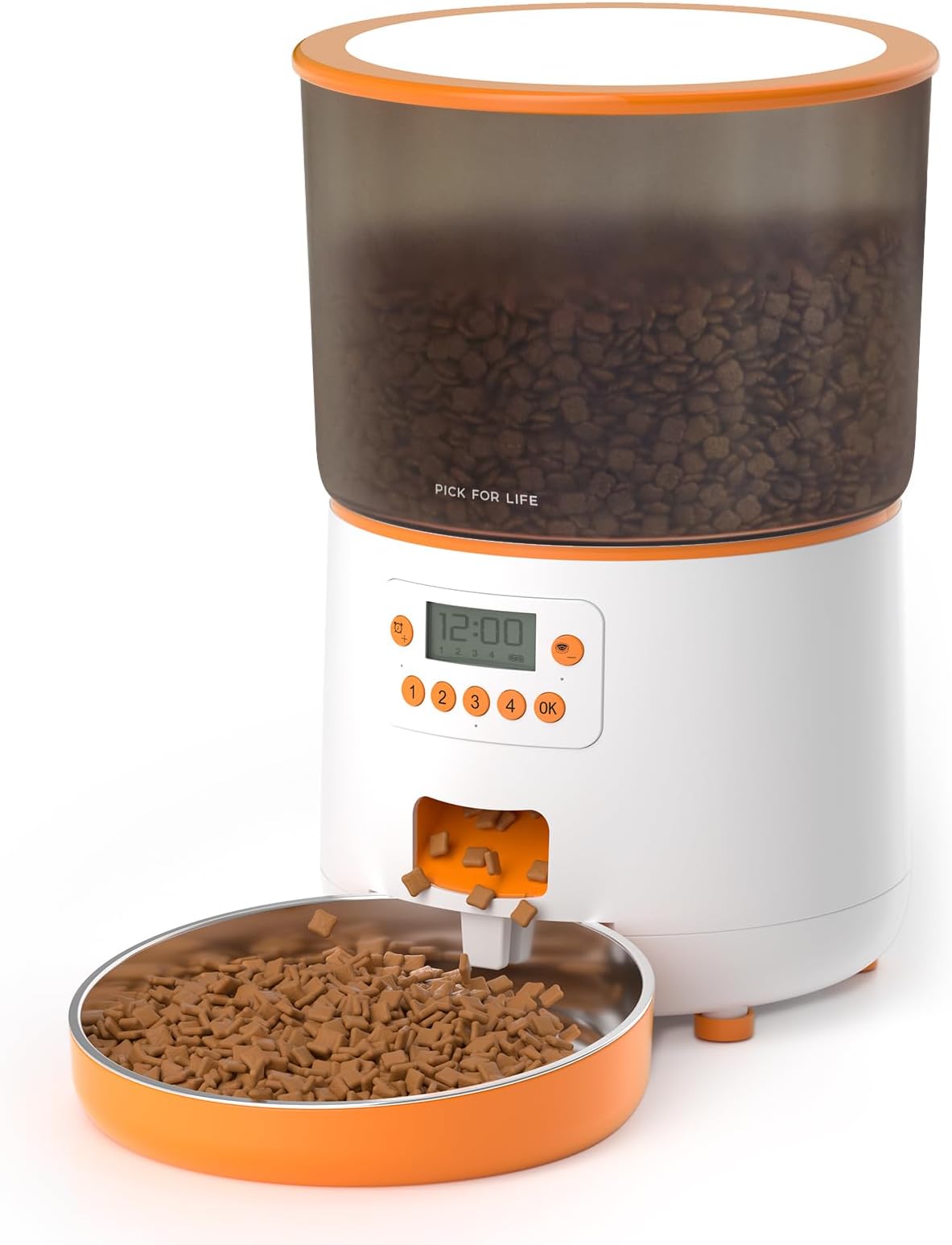 Automatic Cat Feeder Wet Food/Dry Food, 6 Meal Timed Pet