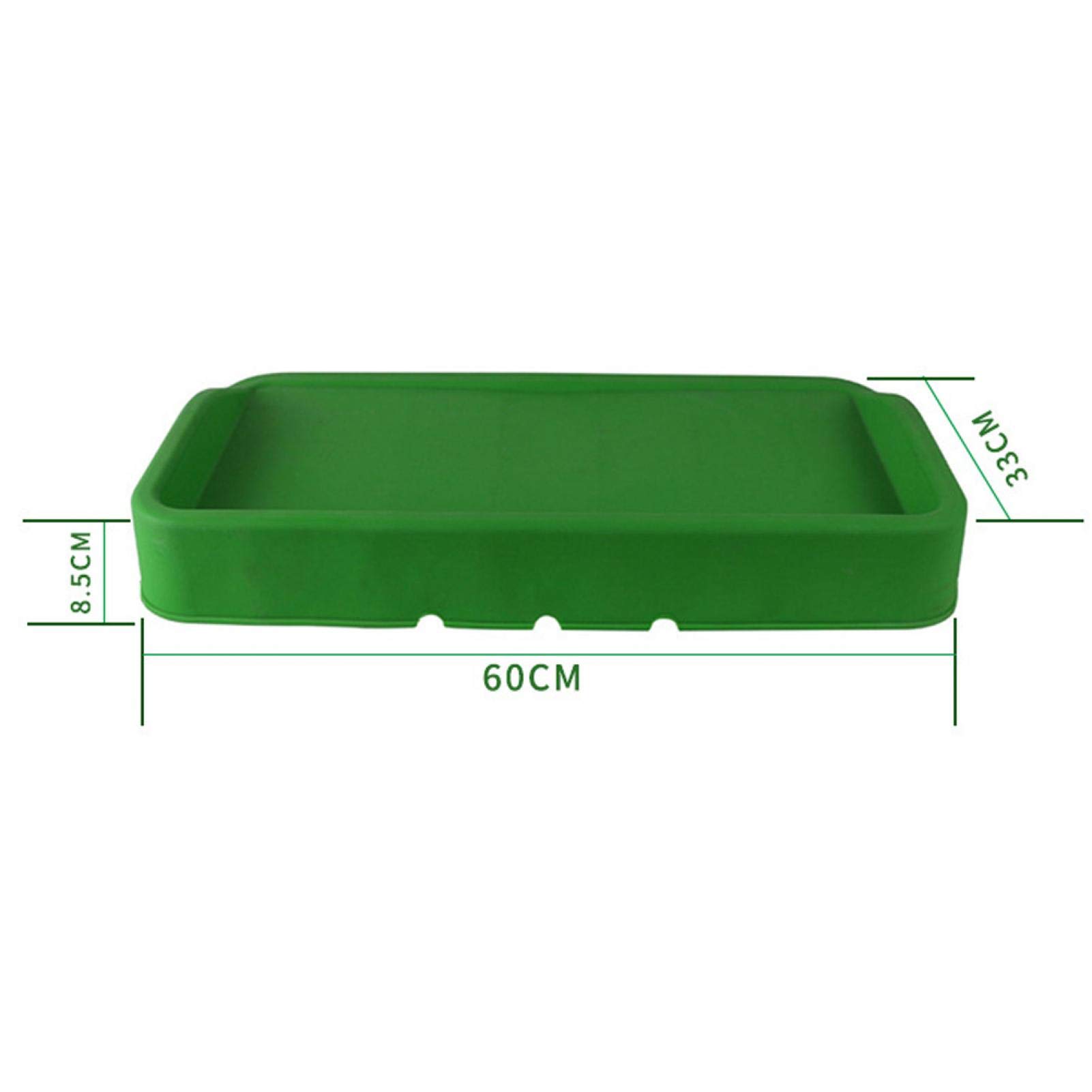 Keenso Boîte de Rangement de Balle de Golf, conteneur de Stockage de Balle de Golf en Caoutchouc boîte de Rangement de boîte de Service de Plateau Fournitures de Vert