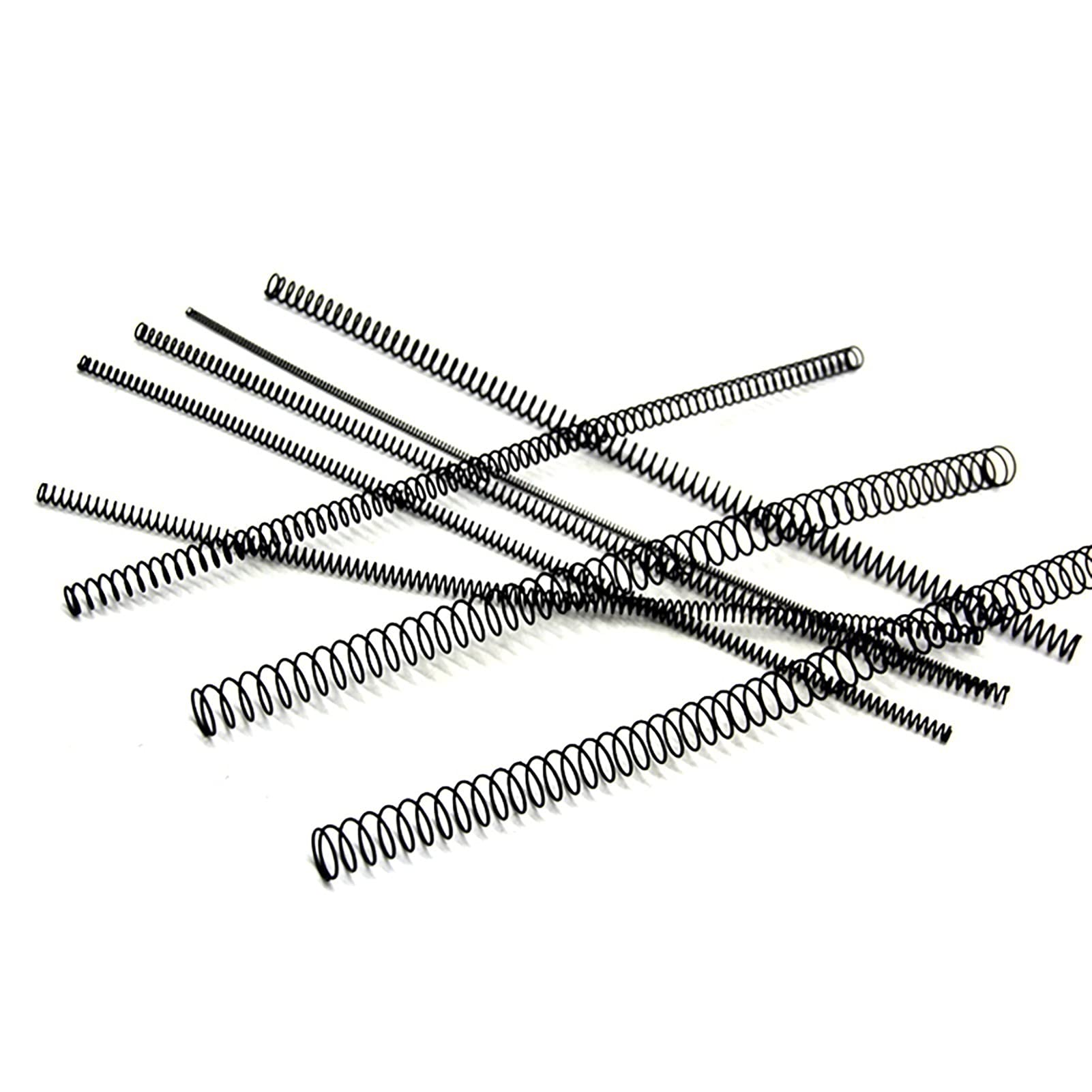 Buffer Compression 1 Pieces, 300mm Long Compression Spring 2.3mm Wire Diameter, 14-55mm Outer Diameter, 300mm Length 65MN Compression Spring Spiral Loaded ( Size : 2.3x38x300mm )