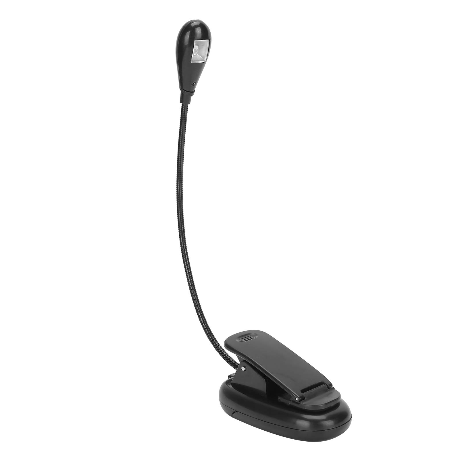 JTLB 360 Degrees Rotating LED Clip-on Light, 5000K-6000K Adjustable White Reading Clamp Lamp for Desk Bed, Headboard, and Computers - Image 4