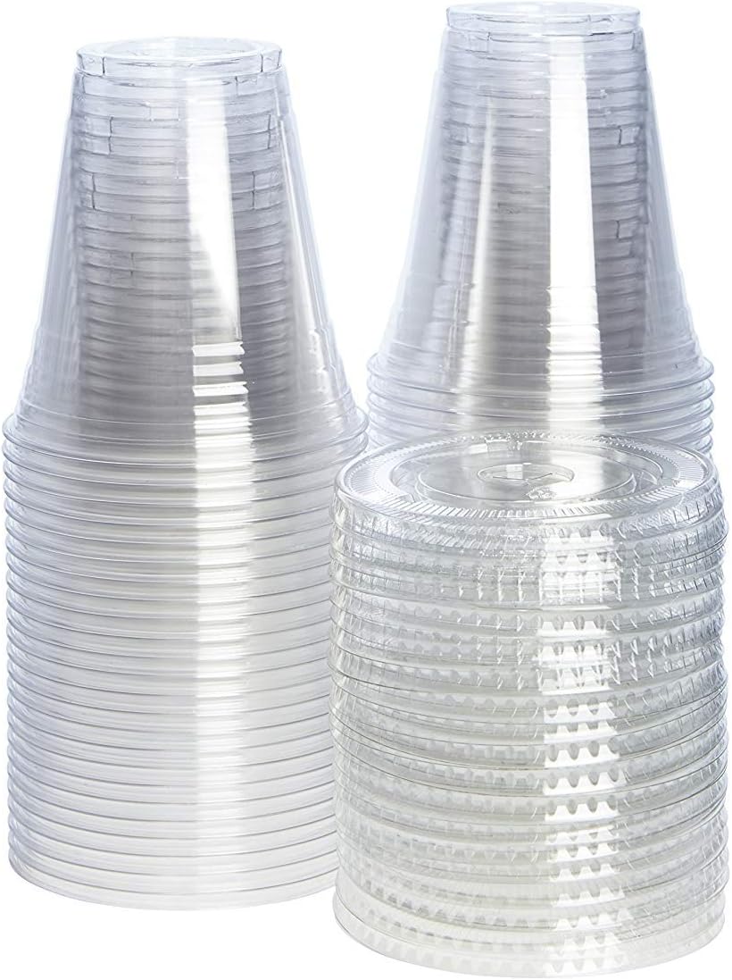 Buу 1 gеt 1 [50 Sets - 12 oz.] Plastic Cups With Flat Lids