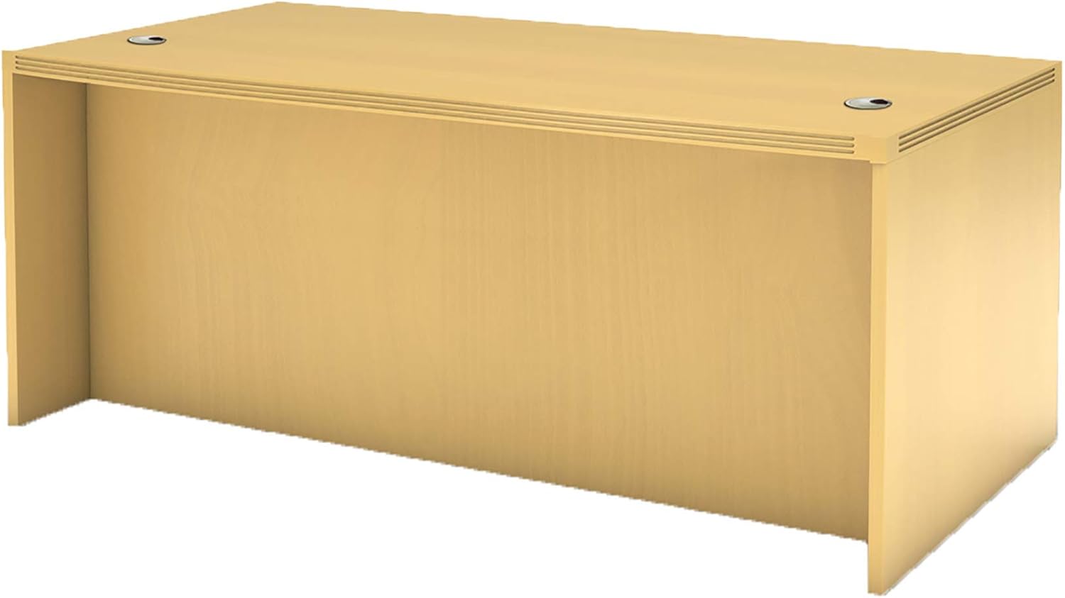 Safco ARD7236LGS Aberdeen 72"W x 36"D Straight Front Rectangle Desk, Gray Steel Tf