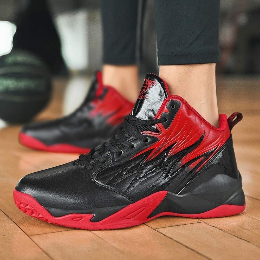 Zapatillas de baloncesto hombre altas, transpirables, entrenamiento