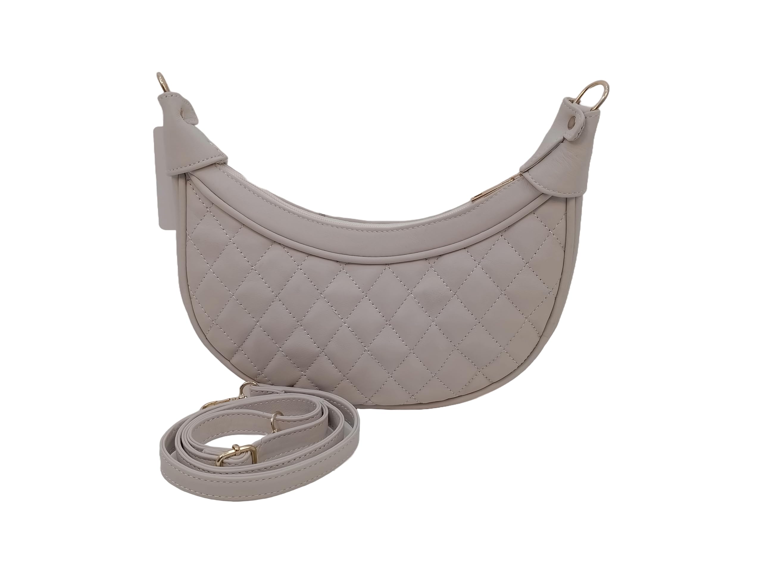 ARDAN Luxury Leather Quilted Handbag/Sling Bag/Moon bag for Girls/Women/Ladies