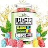 Hemp Gummies Premium 50000mg High Potency Made & Grown in USA- Organic Hemp Extract Infused, Natural Hemp Candy for Pain, Anxiety, Stress & Inflammation Relief – Promotes Sleep and Calm Mood