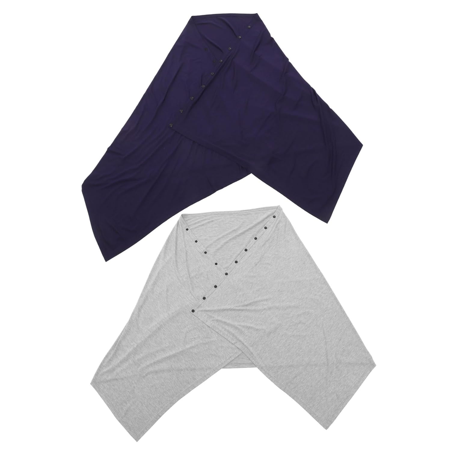 ibasenice 2pcs Multifunctional Nursing Cover for Breastfeeding Stylish Poncho Scarf Shawl Feeding Cover Solid Solid