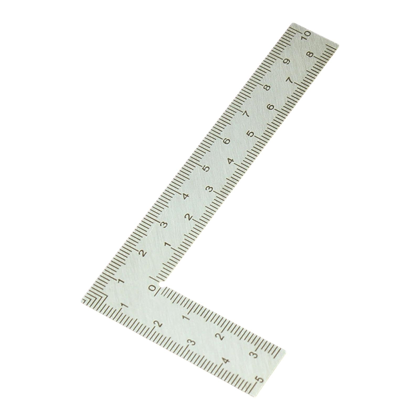 Regla de ángulo recto – Herramienta de medición de escuadra de precisión, regla de ángulo de carpintero | Regla de aluminio de 90 grados, herramienta de carpintería, escuadra de carpintero, detector